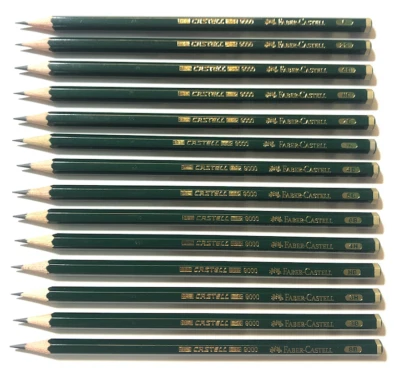 FABER-CASTELL FABER CASTELL Bleistift 9000 -- Alle Härten verfügbar