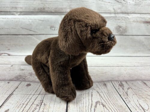 Giocattolo Nat & Jules peluche marrone cioccolato cucciolo cane imbottito animale Labrador - Foto 1 di 9