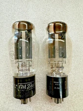 RCA 5U4G Coke Bottle Black Plate Rectifier Tubes Pair n2