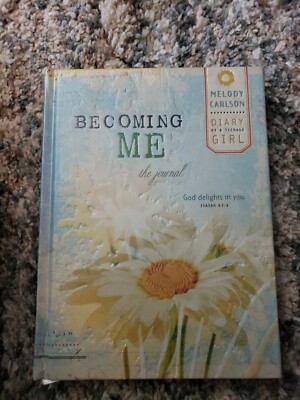 BECOMING ME JOURNAL WITH EXERPTS FROM DIARY OF A TEENAGE GIRL Melody Carlson NEW
