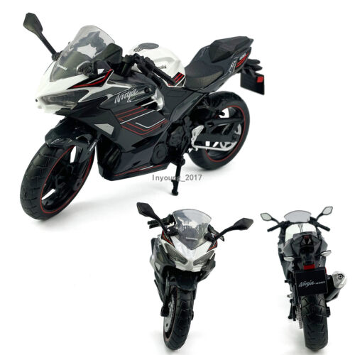 1:12 Kawasaki Ninja 400 Motorcycle Model Diecast Toys for Boys Gifts Kids Black - Picture 9 of 9