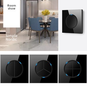 Details About 1 2 3 4 Gang 1 2 Way Panel Home Wall Led Indicator Light Switch Push Button