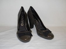 DKNYC DKNY New Womens Danni Brown Patent Heels 9 M Shoes
