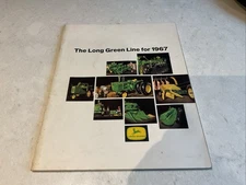 Vintage Original Factory 1967 John Deere The Long Green Line Dealership Brochure