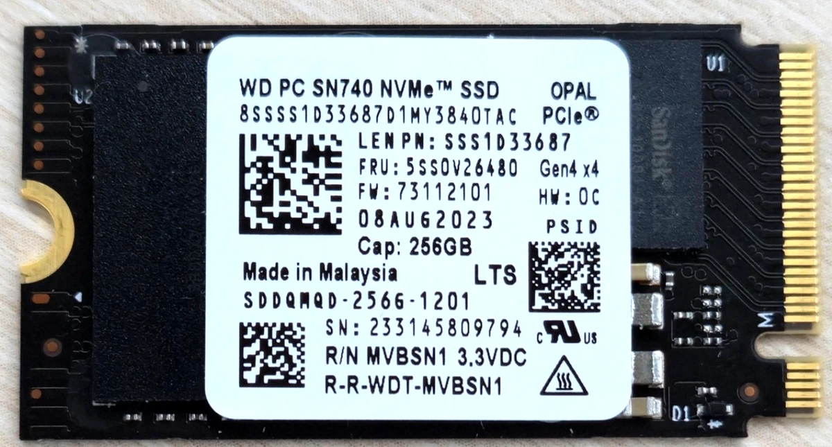 Lenovo M.2 Interface 256 GB Solid State Drives for sale | eBay