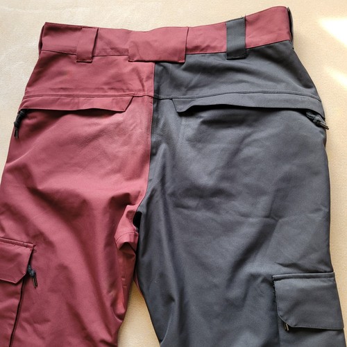 AirBlaster Men’s Snowboard Pants Small Black Burgundy Maroon Stay Wild - Picture 13 of 24
