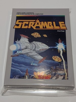 AtariAge Scramble Shooter Atari 400/800/XL/XE Discontinued (OOP)  Unopened (NIB)