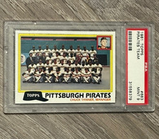 1981 Topps Pittsburgh Pirates Team #683 Mint 9 PSA