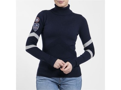 Kjus Women Retro Patch Sweater | KJUS Navy/ Alloy |