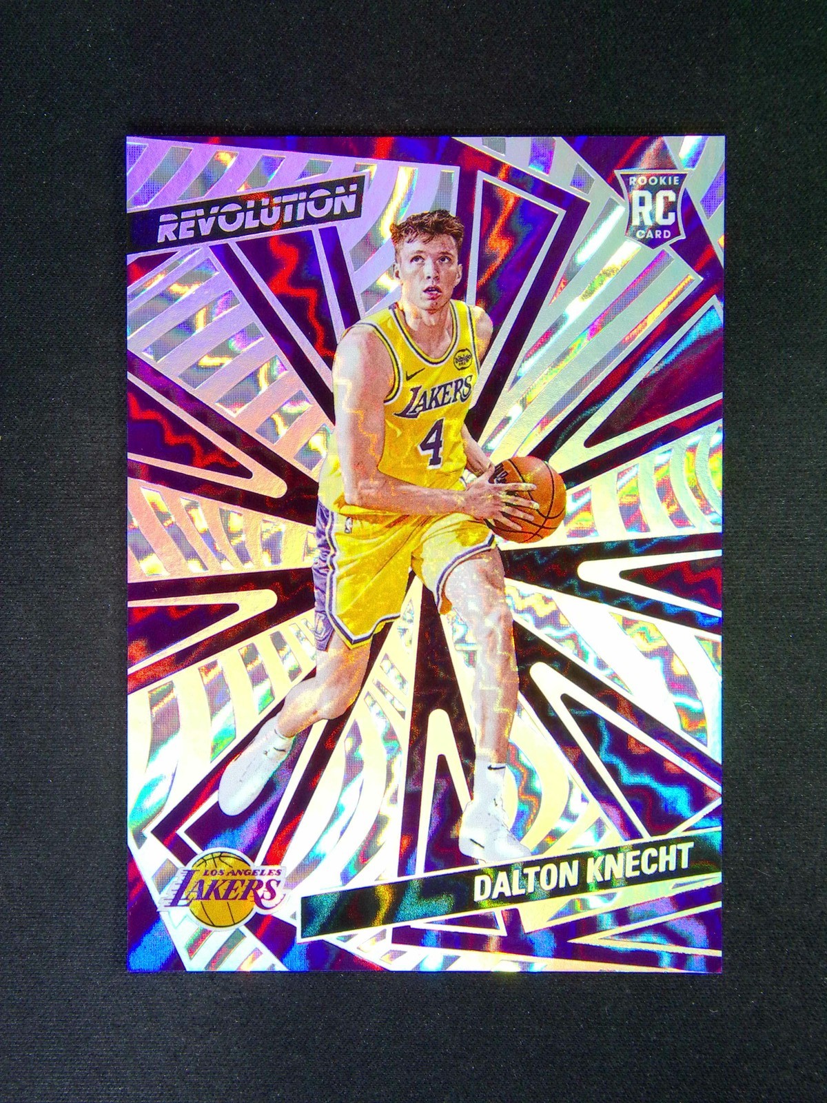 2024-25 Panini Revolution Dalton Knecht #109 RC Rookie Lightning /175