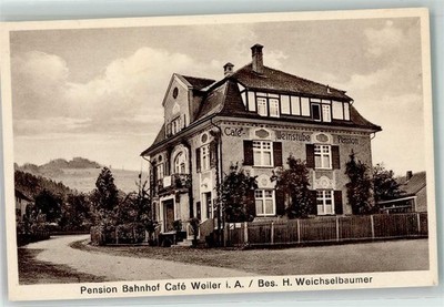 13462934 - 7988 Weiler Hotel Pension Bahnhof Cafe Weinstube H. Weichselbauer