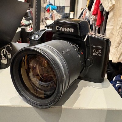Canon EOS 100QD Filmkamera mit Tamron 28-200mm Objektiv Top Zustand