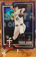 🔥Topps 2026 Series 1 Travis Adams RC 194/250 Purple Rainbow Foil #149 