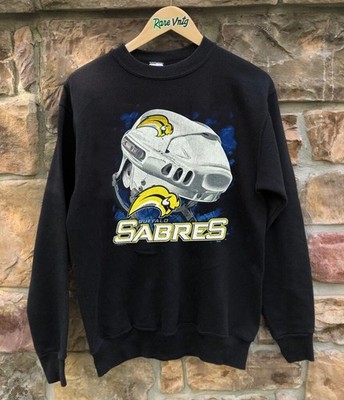 Buffalo Sabres helmet NHL classic black sweatshirt QT7144
