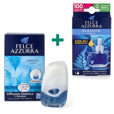 PAGLIERI Felce Azzurra Aria Casa classic Elektrischer Raumerfrischer + refill