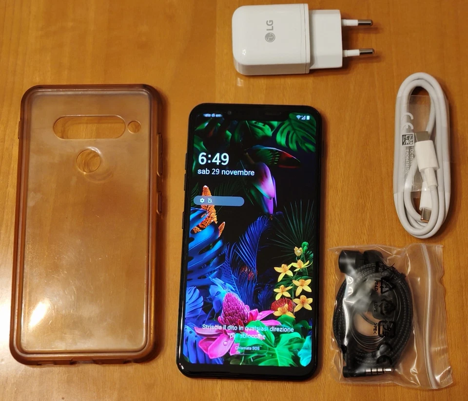 Smartphone LG G8S ThinQ - 128GB Android Mirror Black Buono Stato Batteria Nuova - Immagine 2 di 4