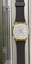 IN BOX Vintage 1992 Swatch Watch Open Windows Model GK702 w Clear Guard