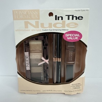 Physicians Formula Shimmer Strips Kit with Eyeshadow, Eyeliner & Mascara, Nude