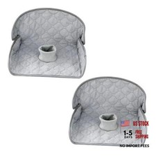 2 Pack Infant Car Seat Protector for Potty Training, Waterproof Piddle Grey