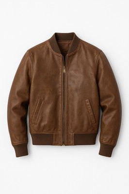 Men s Brown/Black Sheepskin Leather Bomber Jacket   Classic Flight Handmade