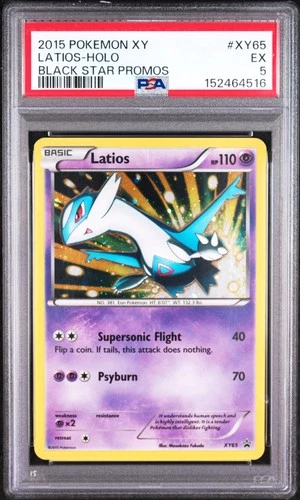 2015 POKEMON XY BLACK STAR PROMOS #XY65 LATIOS-HOLO PSA 5