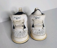 Nike Jordan Flight Retro White Black 395561-111 Toddler Baby Boy Size 3C