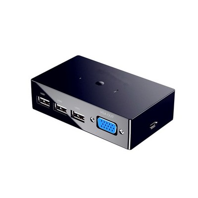 2 in 1 Out VGA KVM Switcher Adapter For Windows XP/Vista For Linux For Etware D