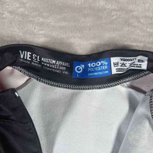 VIE 13 Elite Cycling Long Sleeve Skinsuit Men’s L Speed Suit Scooters Coffee - 第 2/12 張圖片