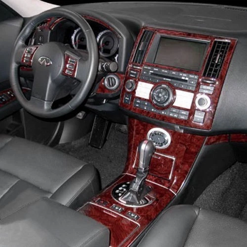 PARA INFINITI FX 35 FX 45 2006 2007 2008 NUEVO JUEGO INTERIOR MADERA TABLERO MOLDURAS KIT Foto 2 de 4