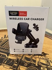 ChGeek 15w Wireless Car Charger - Smart  Fast Charging, Enhanced Suction Power