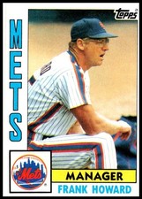1984 Frank Howard Topps Baseball #621 New York Mets