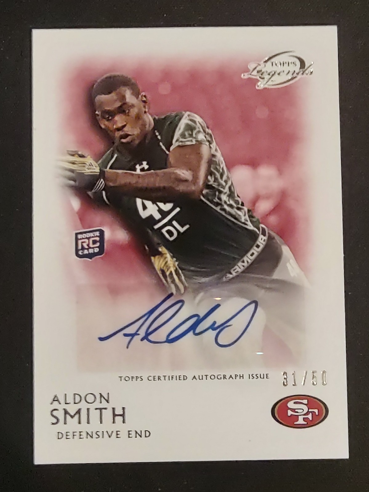 Aldon Smith Topps Legends Rookie Autograph #RAAS Red