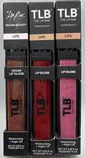 3PC The Lip Bar Lip Gloss Set ~ 0.30 FL OZ EACH ~ FAST SHIPPING ~ READ