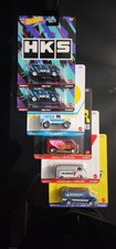 Hot Wheels GRL42 Speed Shop Garage HKS MBK Van Set Of 5
