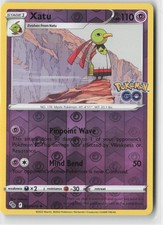 Xatu 033/078 Uncommon Pokemon GO Pokemon Reverse Holo Near Mint