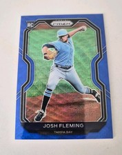 2021 Panini Prizm - Tier II Josh Fleming #108 Blue Wave Prizm /60 (RC)