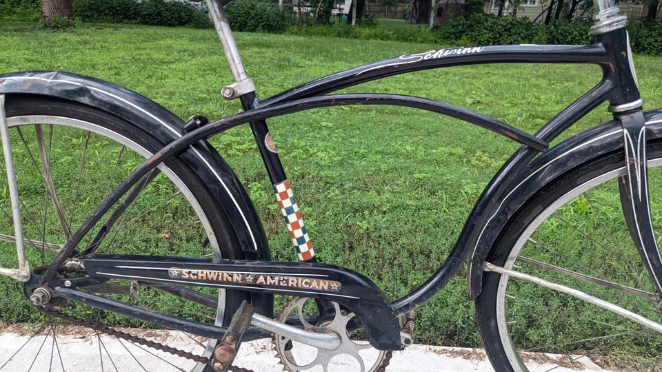 Corvette Hornet 1957 vintage Schwinn 24" pintura original americana sin restaurar Foto 2 de 4