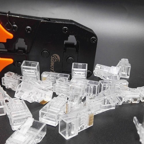 100 PCS Network Plug Cat6 Connector Cat6 Cable Connectors - Afbeelding 7 van 11