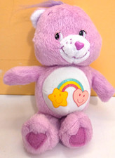 Best Friend Bear Care Bear 2005 HTF Collectable Rainbow Heart Plushie Free Ship