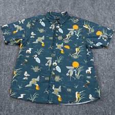 KAVU The Jam Shirt in Angling Birds Print Men...