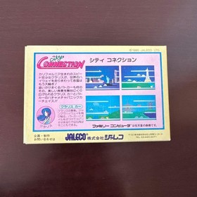 City Connection Nintendo Famicom FC Jaleco Japan Import Rare CIB Complete