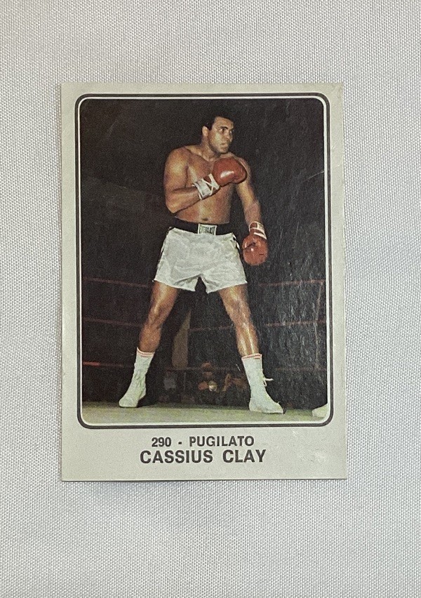 CASSIUS CLAY MUHAMMAD ALI 1973 PANINI CAMPIONI DELLO SPORT #290