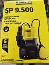 Kärcher SP 9.500 Dirt Submersible Pump, Flow Rate: 9,500 l/h, Depth of Immersion