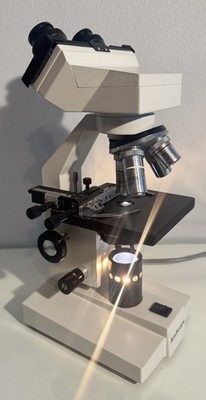 AmScope 20X Compound Binocular Microscope Multi-Use 