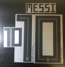 Argentina 2018 Lionel Messi Player Size Soccer Shirt Nameset Name Number ID