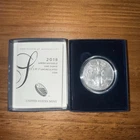 2018-W $1 American Eagle Burnished Uncirculated Silver Dollar Coin OGP & COA