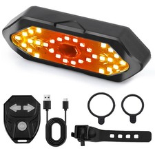 Fahrrad-Rücklicht Bremslichtfunktion E-Bike LED,Mit Blinker & Bremslicht Warnung