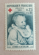 5A-Timbre France YT  1466 neuf ** année 1965 "Auguste renoir"