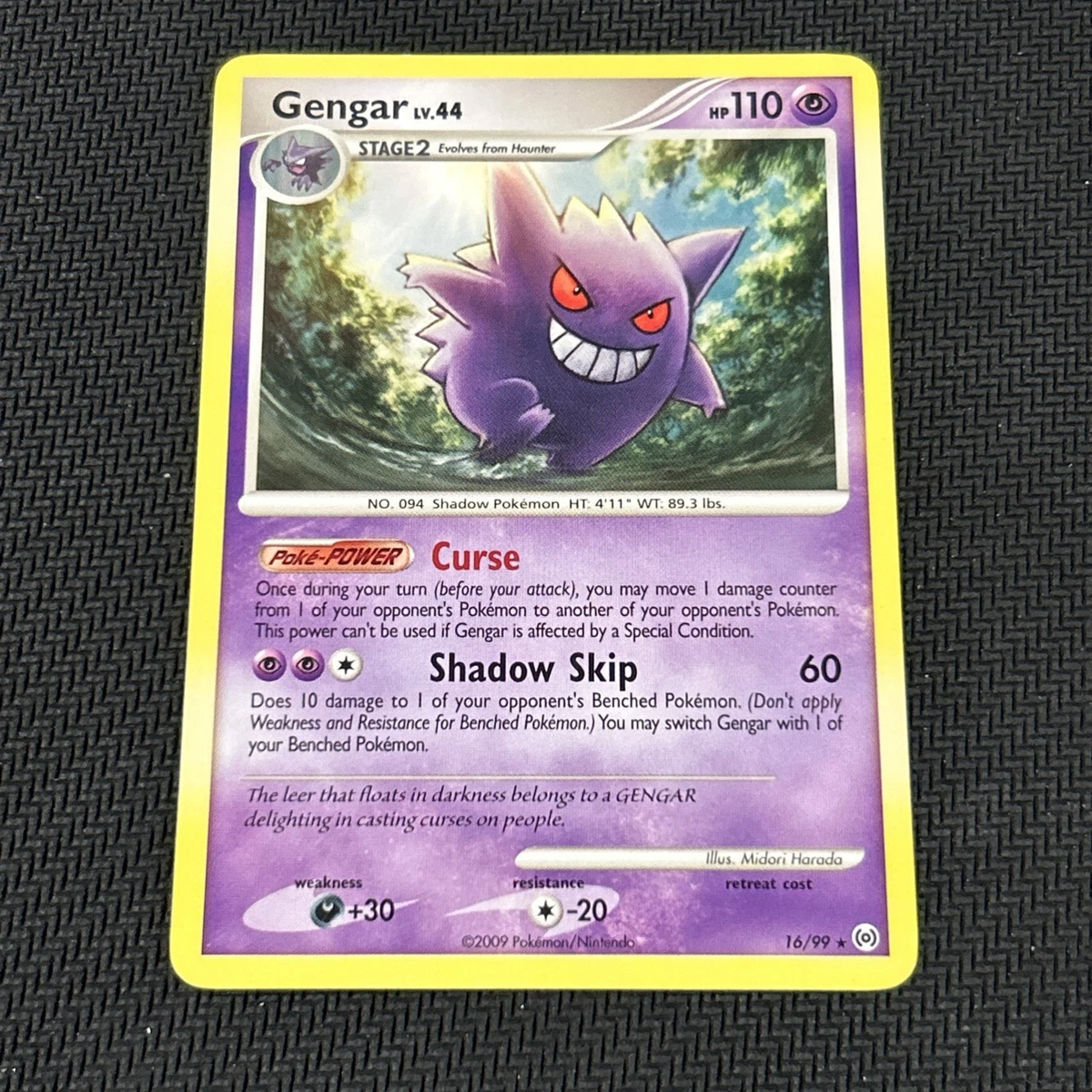 Gengar Pokémon TCG Arceus Rare Individual Collectible Card Game
