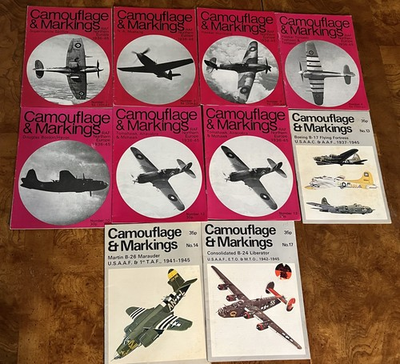 #ad #ad Lot of 12 Vintage Camouflage amp; Markings Magazines Journals $12.00